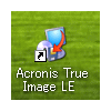 「Acronis True Image LE」アイコンをダブルクリック